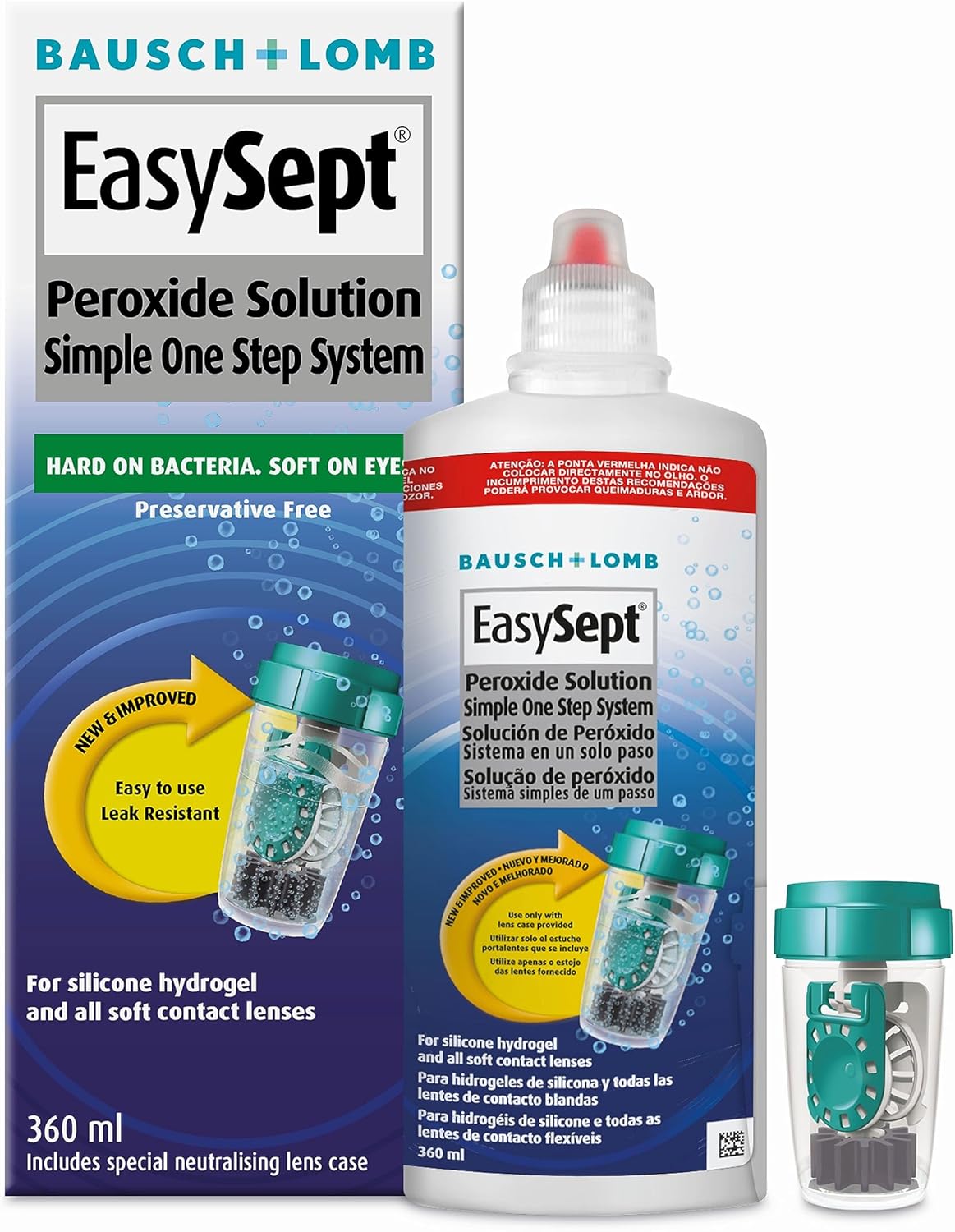 Bausch & Lomb Bausch + Lomb EasySept 360 ml (Ilustračná fotografia)