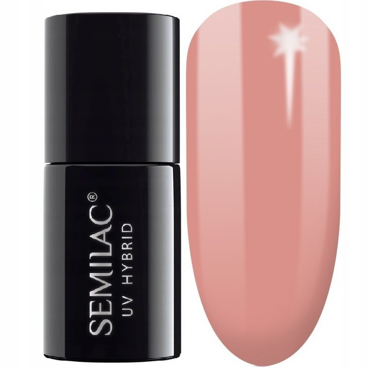 Semilac UV Hybrid Extend 5in1 gélový lak na nechty, 801 Soft Beige 7 ml