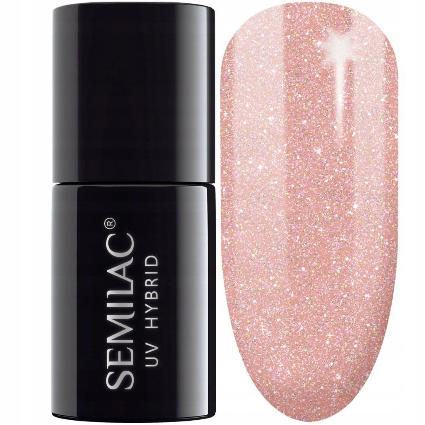 Semilac Extend Care 5v1 804 Glitter Soft Beige 7 ml