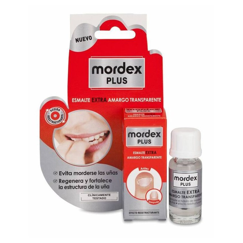 MORDEX Plus lak na obhryzené a poškodené nechty, 9 ml
