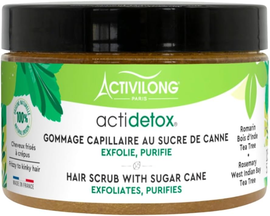 ACTIVILONG - Vlasový peeling Actidetox s trstinovým cukrom 150 ml