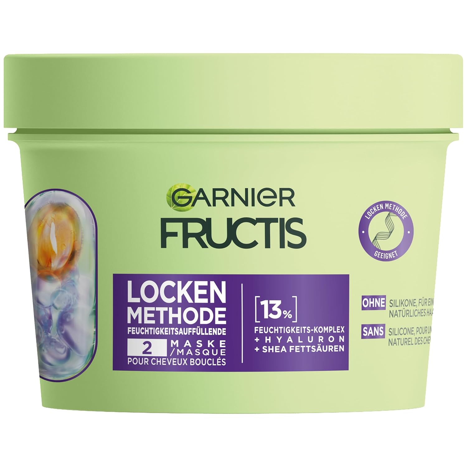 Garnier Fructis Locken methode Hydratačná maska pre všetky typy kučier 370 ml