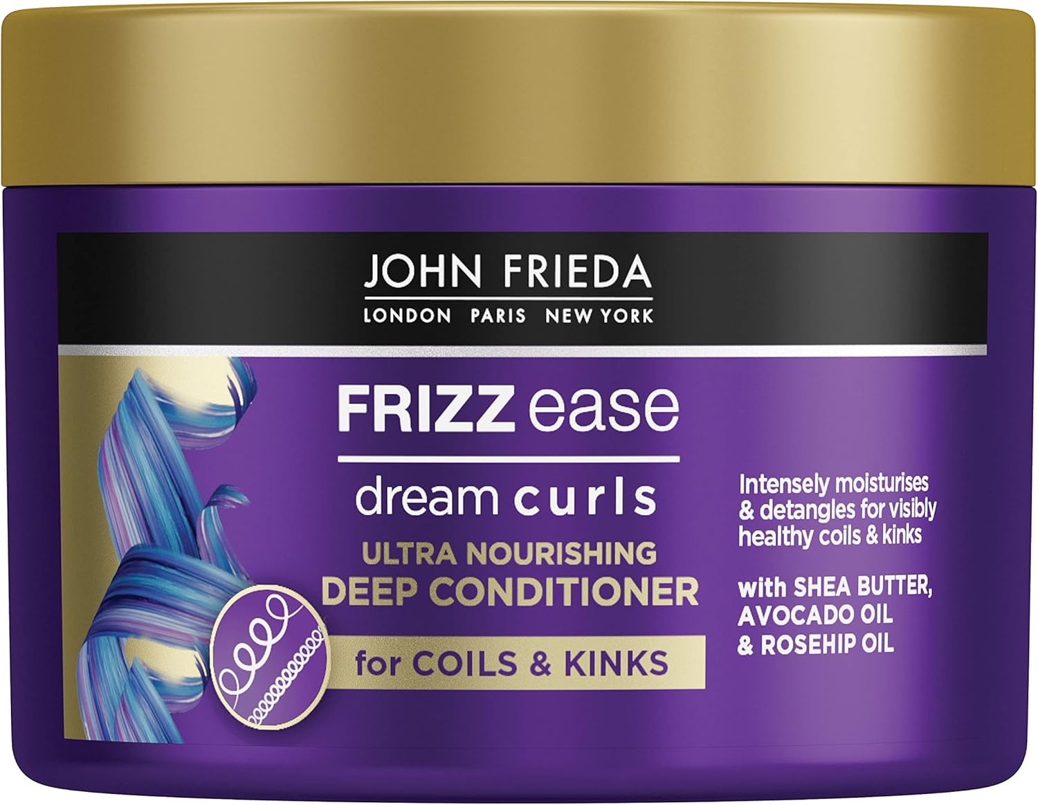 John Frieda Frizz Ease Dream Curls Ultra Nourishing Deep Conditioner 230 ml, kondicionér pre kučeravé vlasy