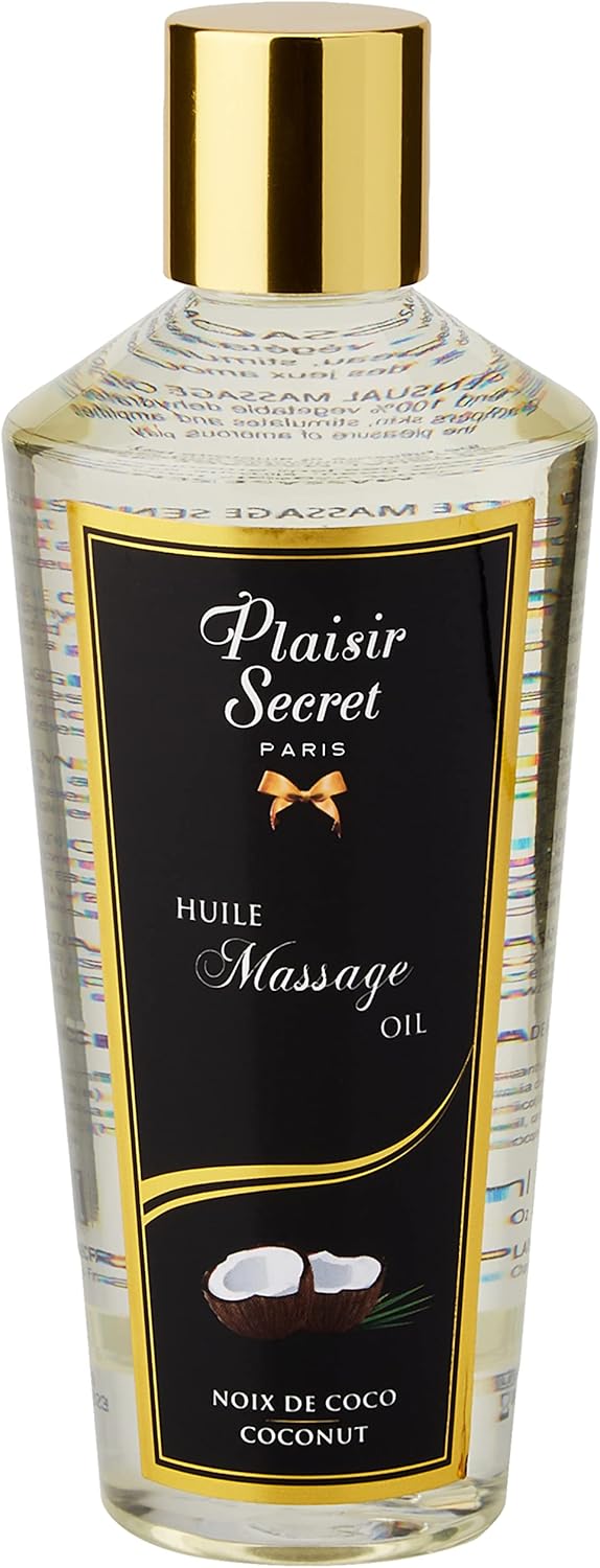 PLAISIR SECRET Masážny olej pre sex a zmyselnosť COCO 250 ml
