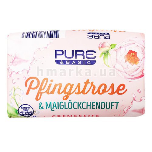 Pure&basic mydlo Pivonka a Konvalinka, 150 g