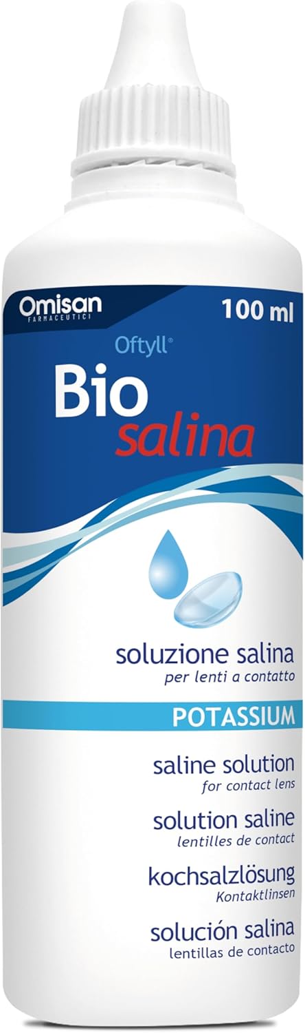 Omisan Oftyll Biosalina - Oplachovanie a hydratácia kontaktných šošoviek 100 ml