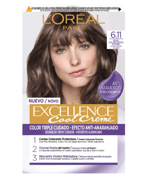 L'Oréal Paris Excellence Cool Crème 6.11 Ľadová tmavá blond