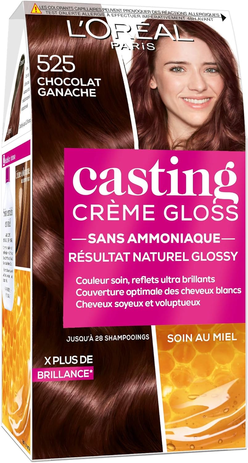 L'Oréal Paris Casting Cream Gloss farba na vlasy - 525 čokoládová ganache