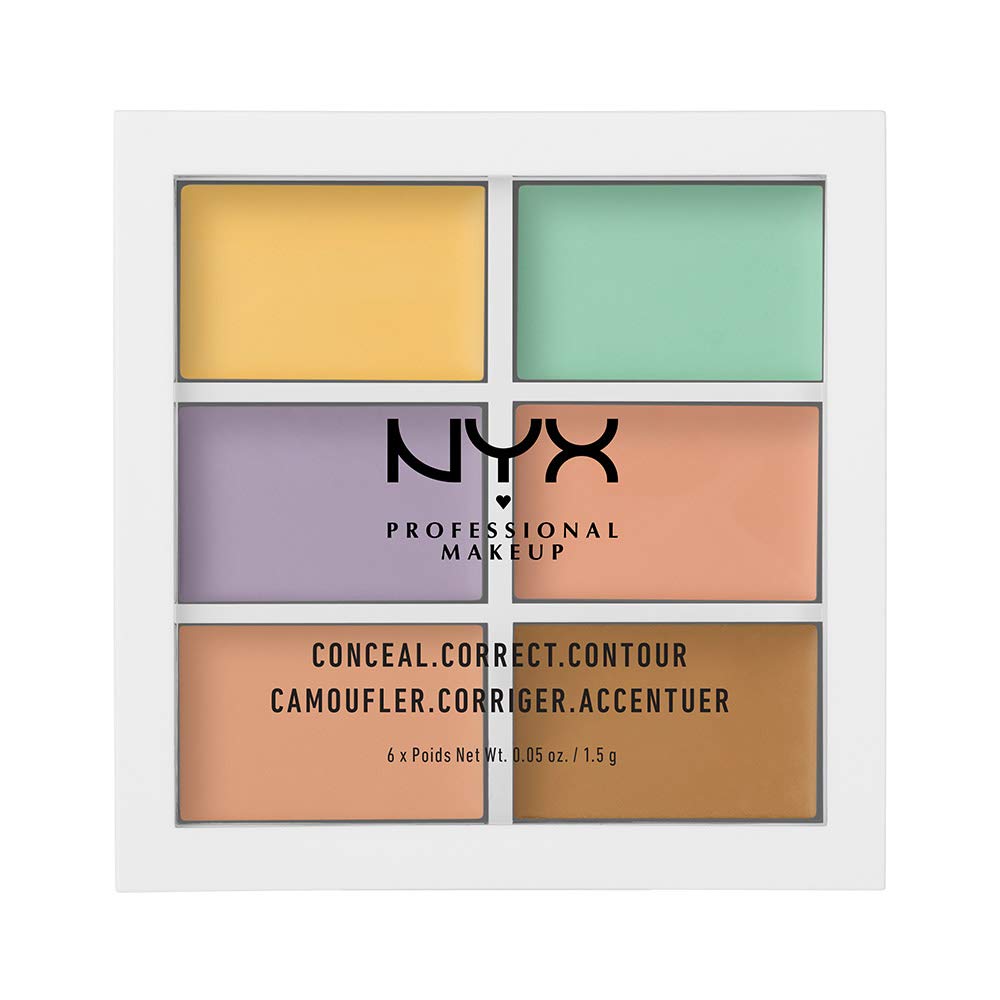 NYX PROFESSIONAL MAKEUP Paleta korektorov 6 ks- COLOR 3cp04