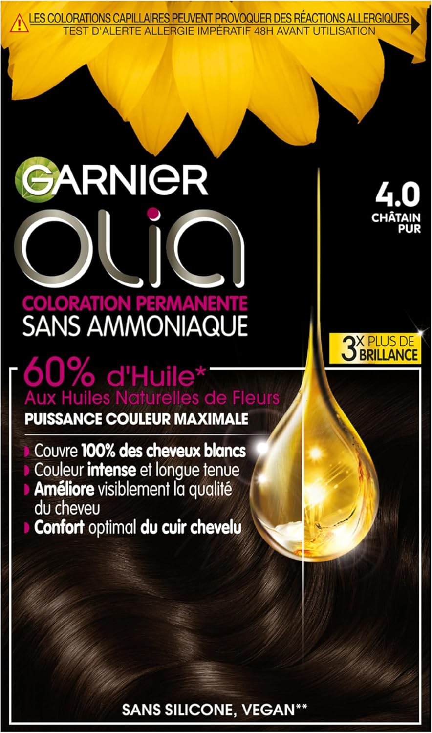 GARNIER - Olia - 4.0 tmavohnedá