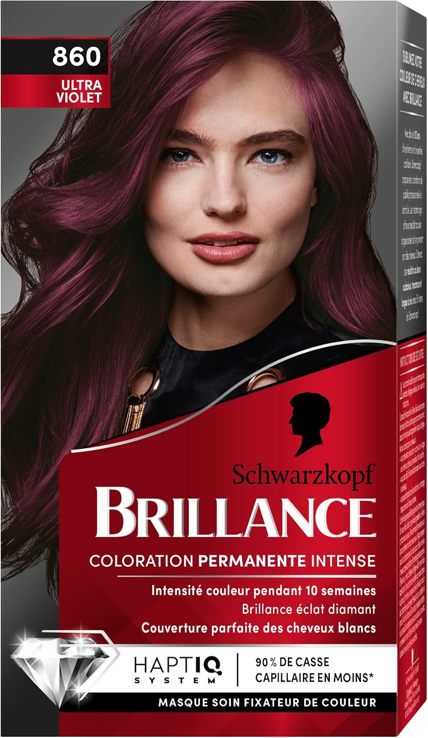 Schwarzkopf Intenzívna krémová farba na vlasy Brillance 860 Ultra Violet