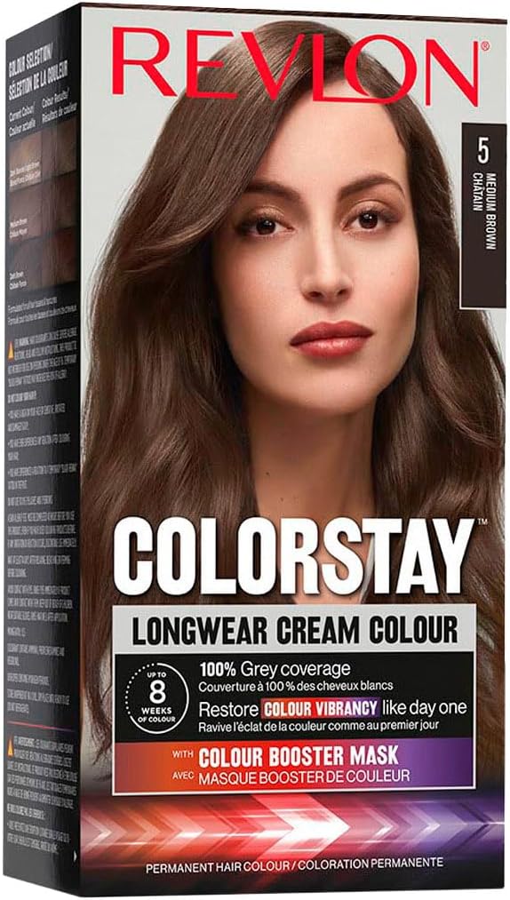 Revlon Colorstay Longwear Permanentná krémová farba č. 5 gaštanová