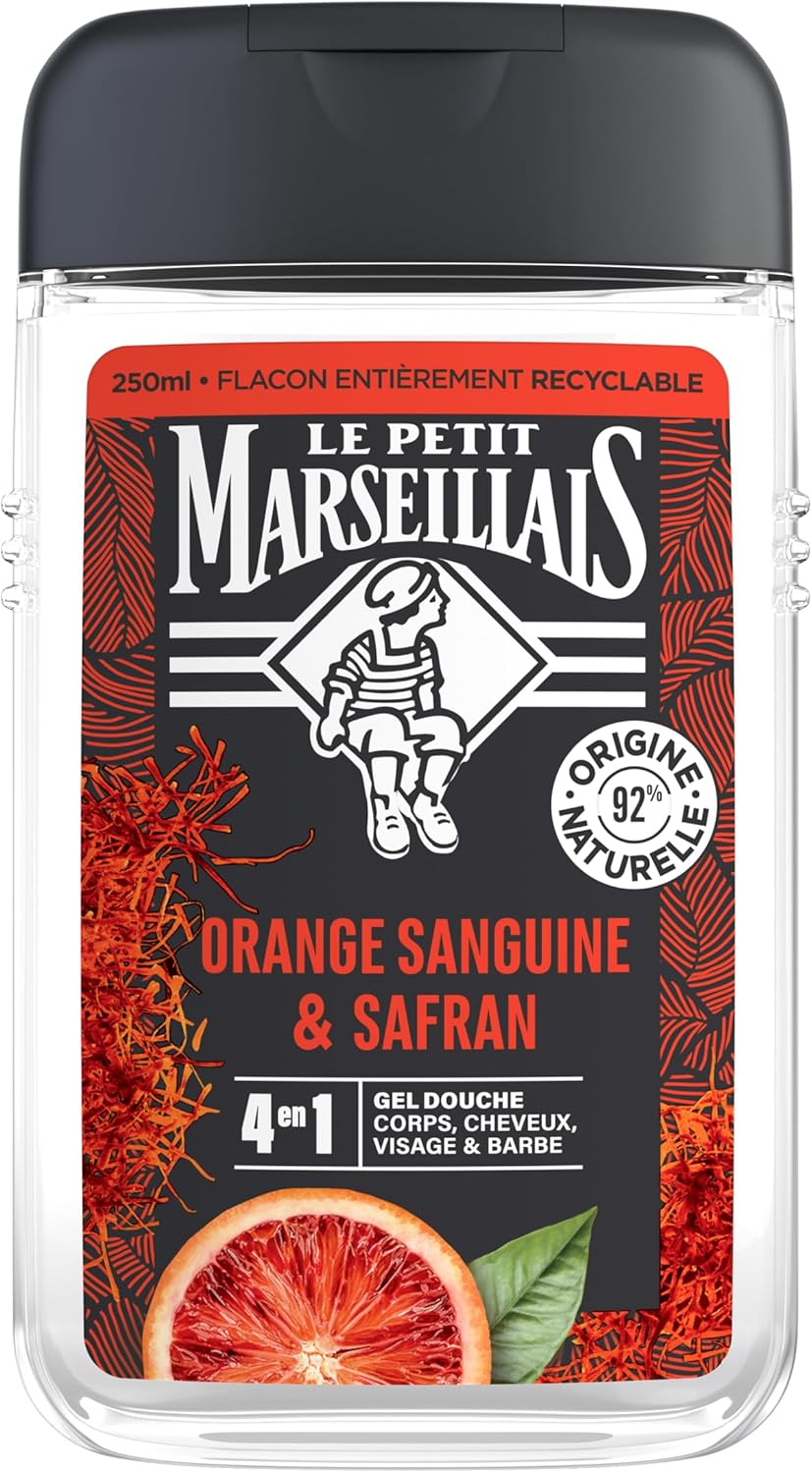 Le Petit Marseillais | Pánsky sprchový gél Blood Orange & Saffron 250ml