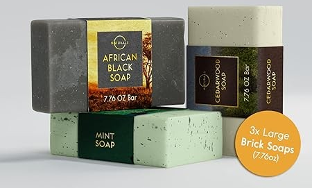 O Naturals 3pack Men Soap - Prírodné mydlo na telo, tvár a ruky, 660g
