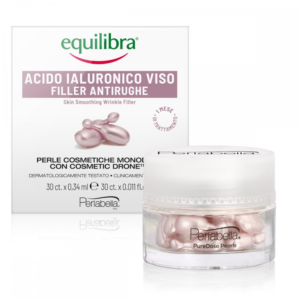 Perly EQUILIBRA PERLABELLA s kyselinou hyalurónovou 30 ks x 0,34 ml-bez krabice