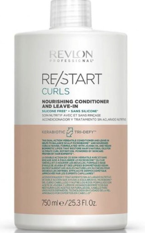 Revlon Professional Re-Start Curls Leave-In, bezoplachový kondicionér pre kučeravé vlasy 750 ml