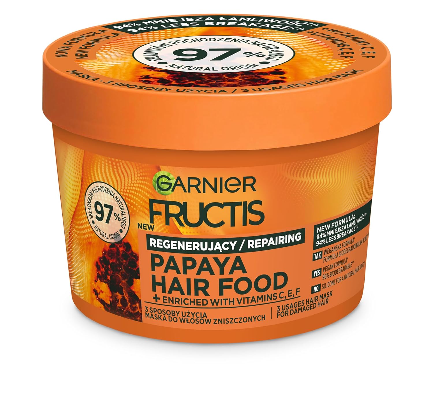Garnier Fructis Hair Food Papája maska ​​na vlasy 400 ml