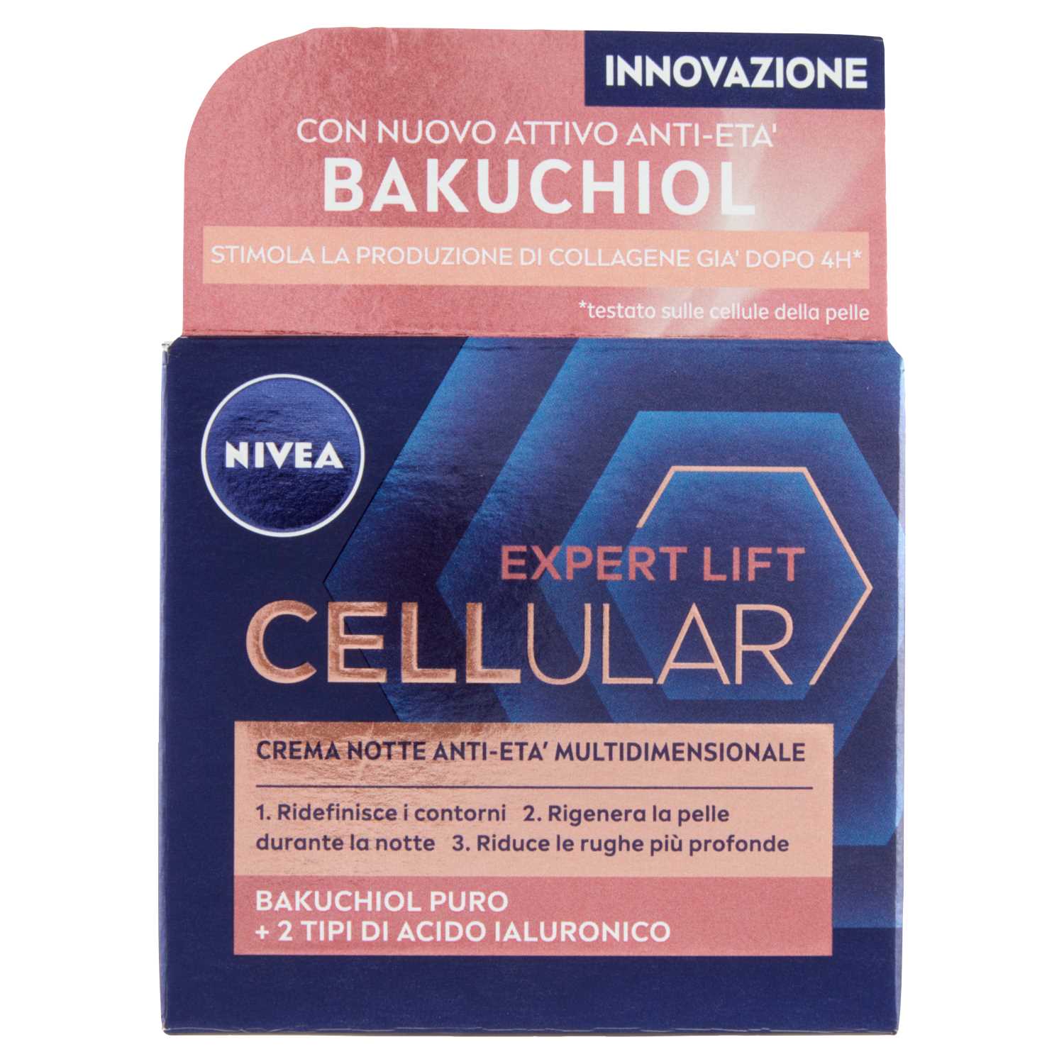 NIVEA Expert lift CELLULAR Bakuchiol, nočný krém ,50 ml-poškodená krabica
