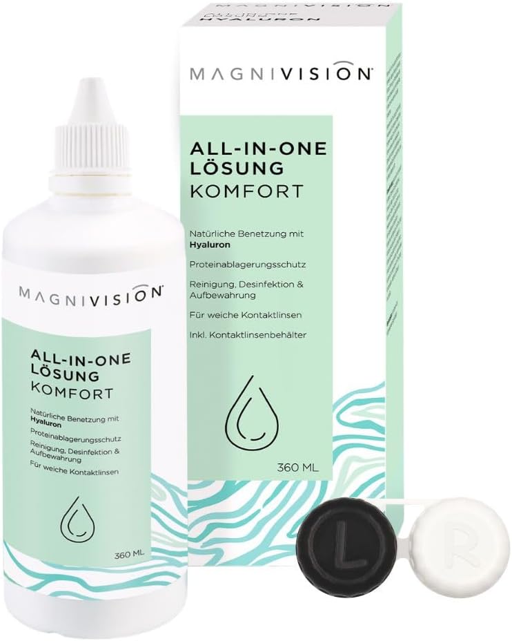 Magnavision Magnivision roztok na kontaktné šošovky, all in one komfort 360 ml-bez krabice