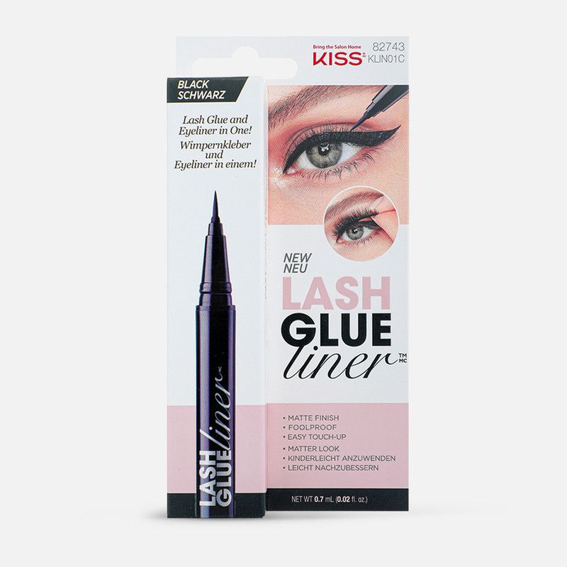 KISS Lash Glue riasy a očné linky - čierna 0,7ml