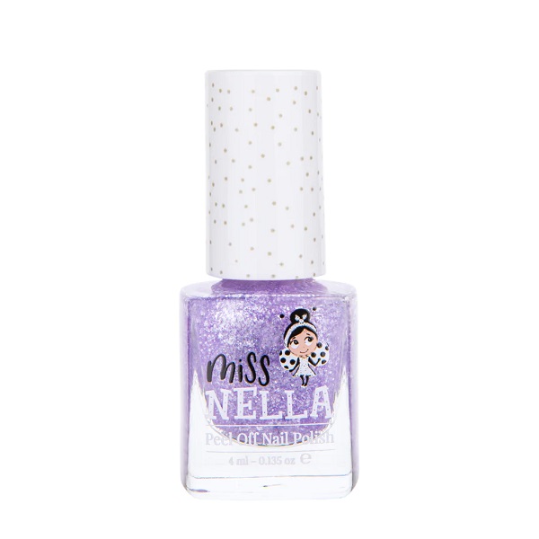 Miss Nella Detský lak na nechty, trblietavá zebra 4ml