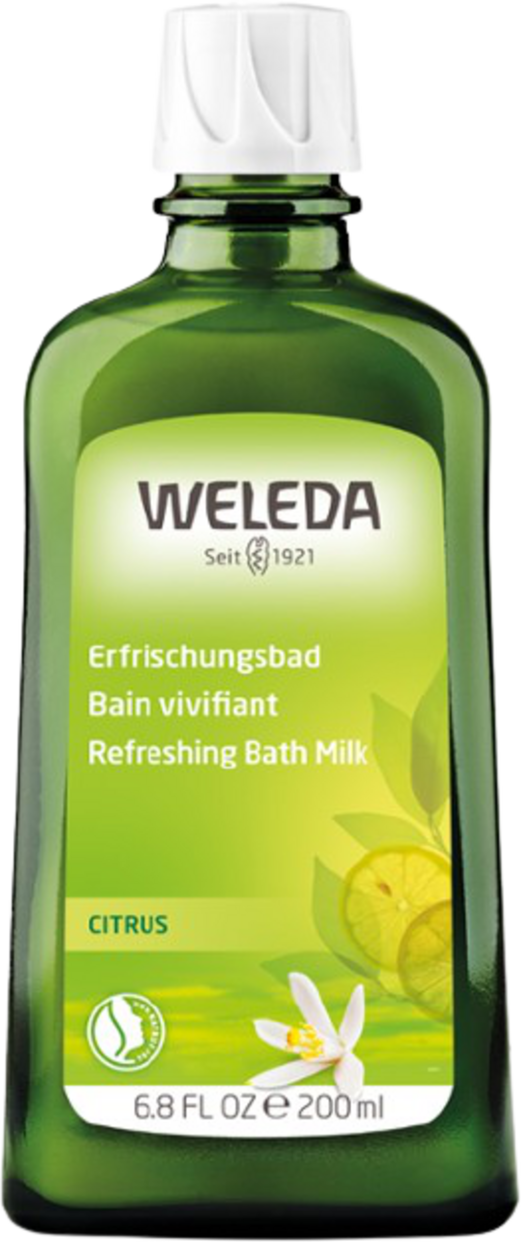 Weleda Osviežujúce citrusové mlieko do kúpeľa, 200 ml