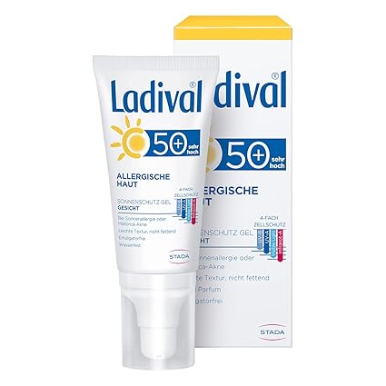 Ladival opaľovací gél na tvár s alergickou pokožkou SPF 50+ , 50ml