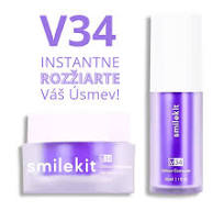 Smilekit V34 Colour Corrector Powder Žiarivejší a jasnejší úsmev 12g