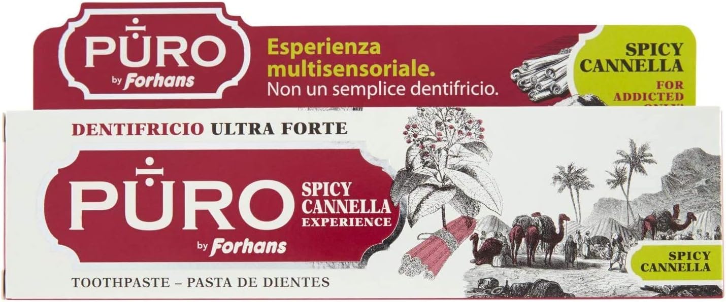 Forhans Puro zubná pasta s korenistým škoricovým voskom 75 ml-bez krabice