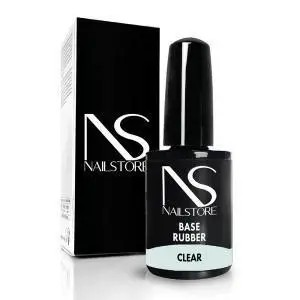 NAILSTORE Base Ruber clear priehladný základný lak,10ml