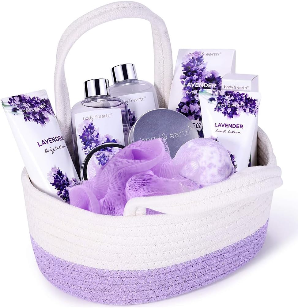 Darčeková sada BODY & EARTH Spa pre ženy - levanduľová sada
