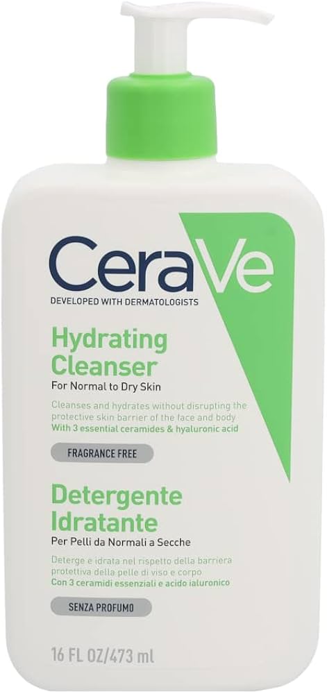 CeraVe - Hydratačná čistiaca emulzia, 473 ml, zlomená pumpička!