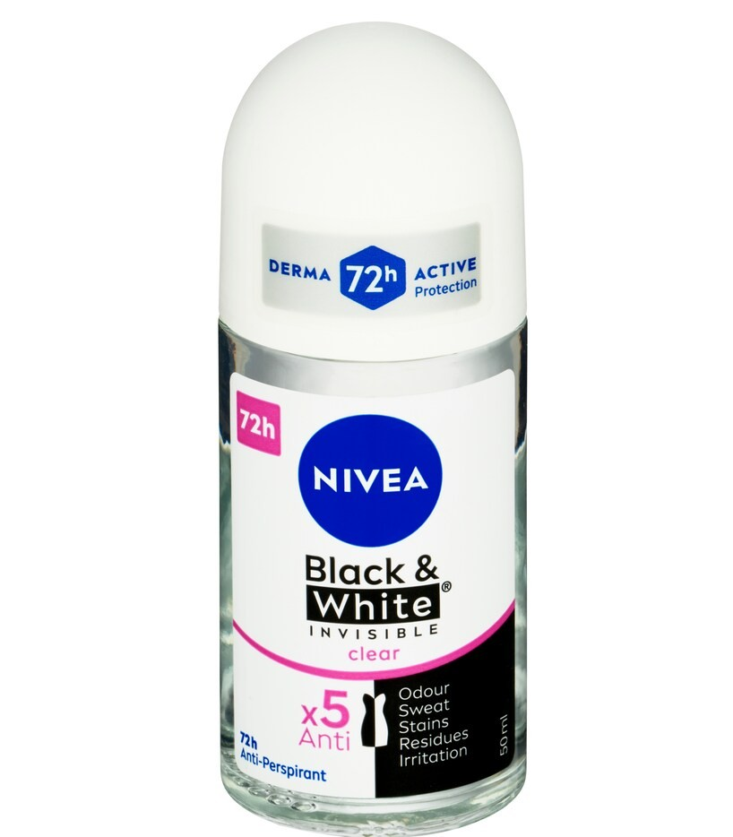 Nivea Black & White Invisible Original Guľôčkový antiperspirant 50 ml