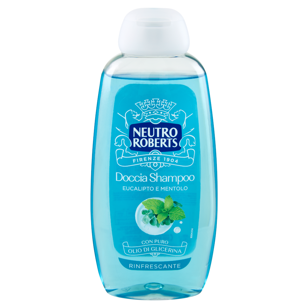 NEUTRO ROBERTS Osviežujúci sprchový šampón s eukalyptom a mentolom, 250 ml