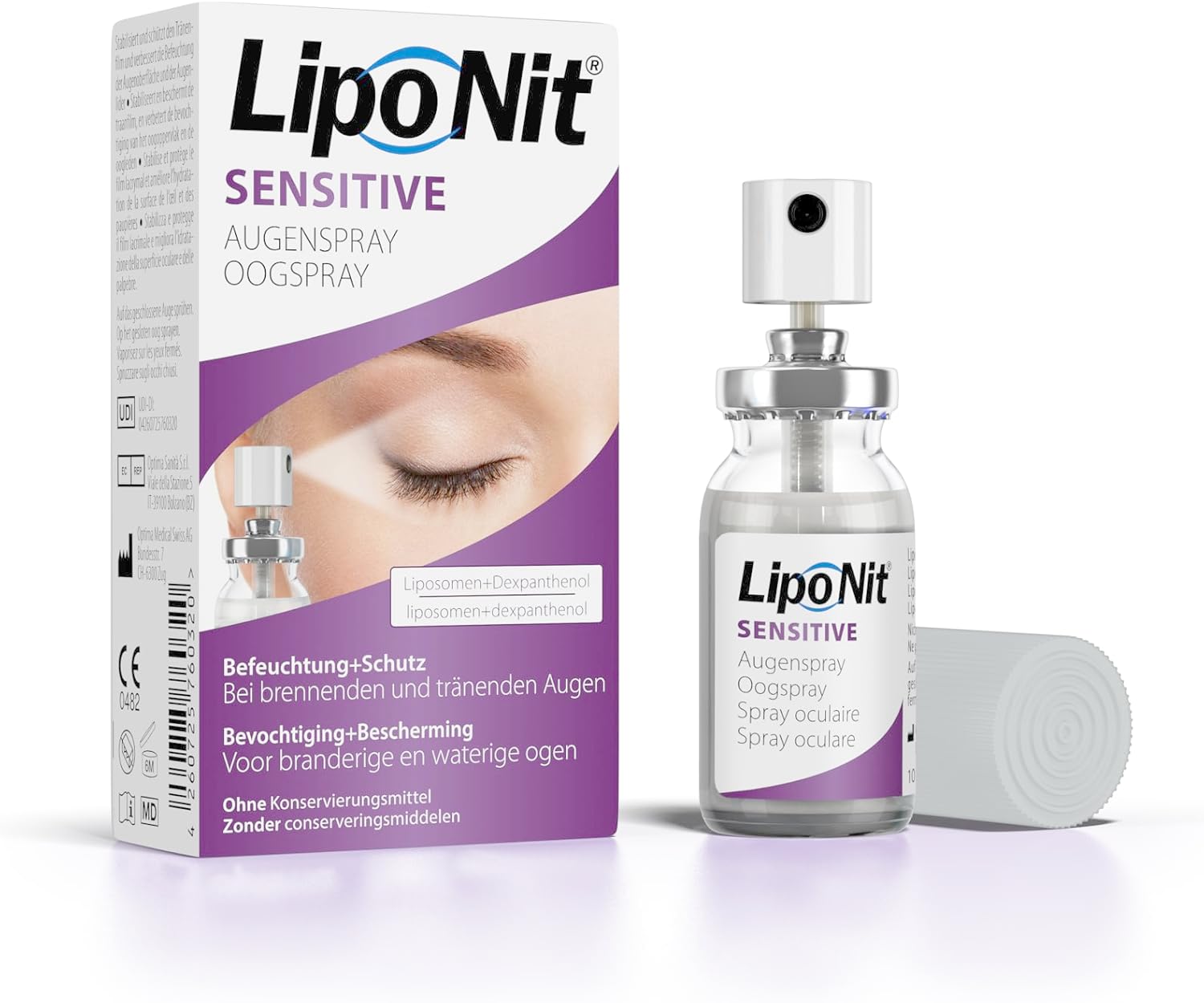 Lipo Nit Liponit sprejový očný krém na citlivú pleť 10 ml