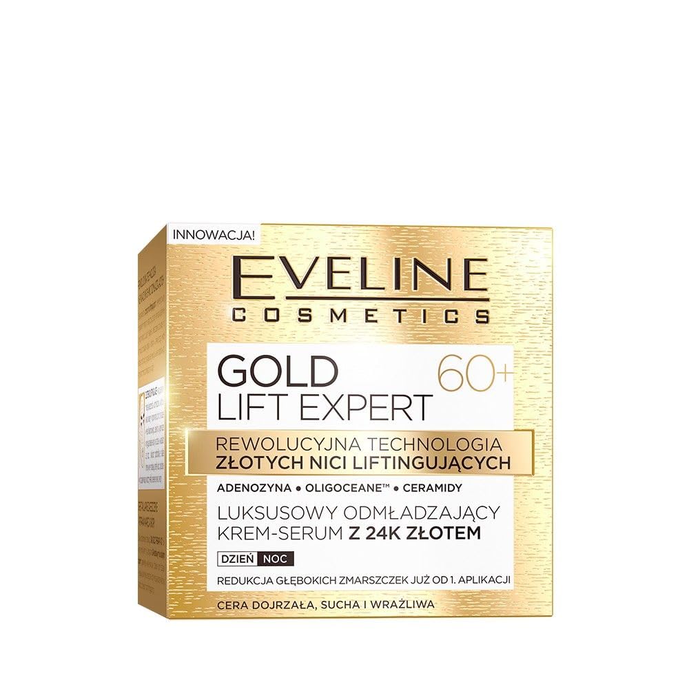 EVELINE krém Gold Lift Expert s 24-karátovým zlatom pre vek 60+ 50 ml
