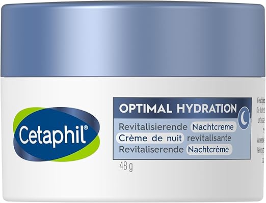 Cetaphil Optimal Hydration pleťový krém pre všetky typy pleti, HydroSensitiv komplex a kyselina hyalurónová 48g