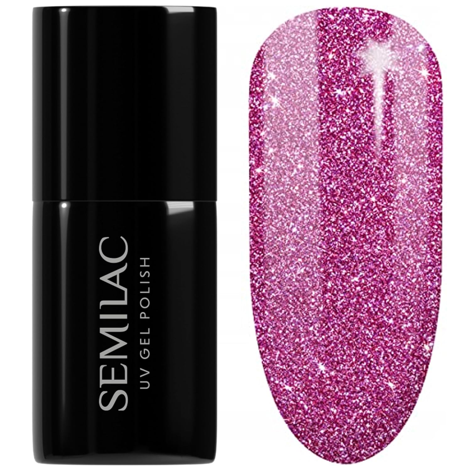 SEMILAC UV GEL POLISH - 462 Pink Bubbles, 7ml