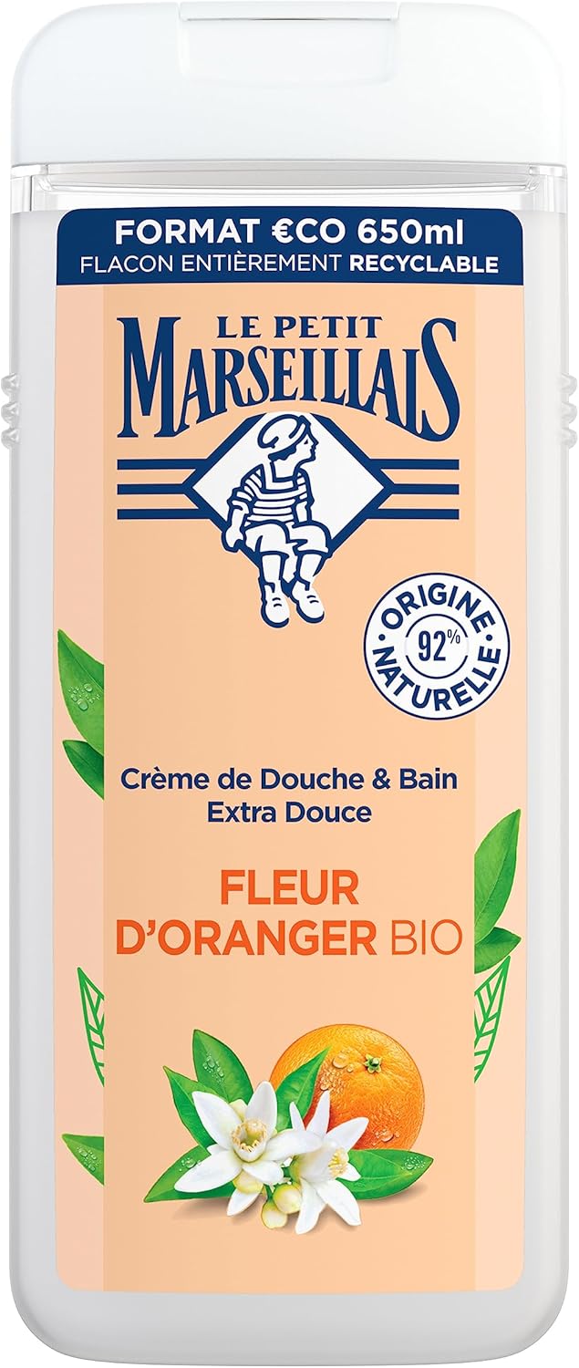 Le Petit Marseillais Extra jemný sprchový krém Organic Orange Blossom 650 ml