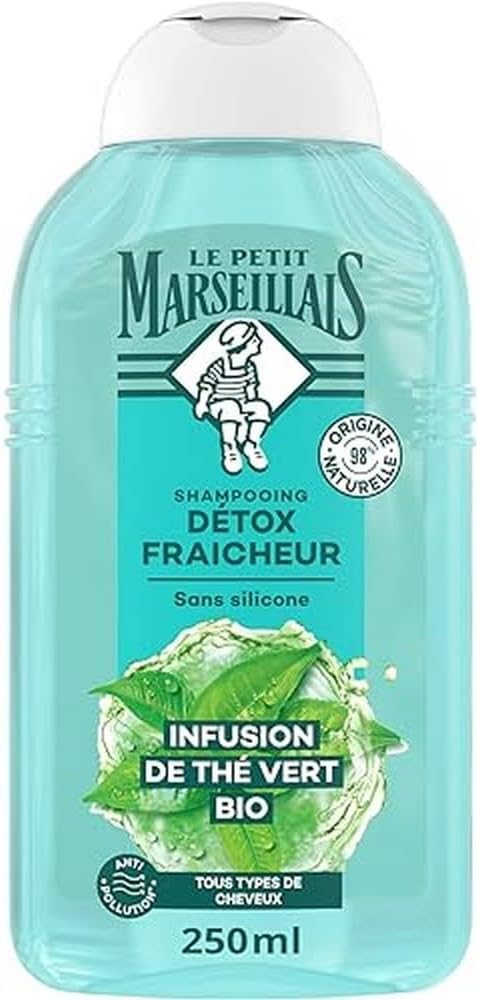Le petit marseillais Le Petit Marseillais, organický detoxikačný šampón zelený čaj 250 ml