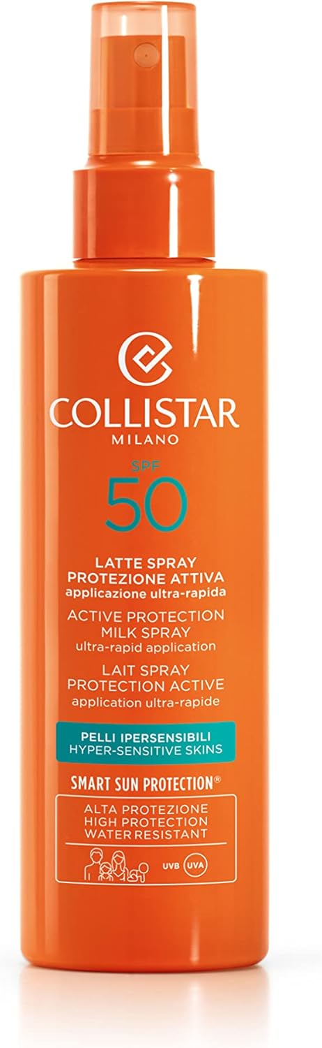 E-shop Collistar Active Protection Milk Spray pre hypersenzitívnu pleť, SPF 50 200 ml
