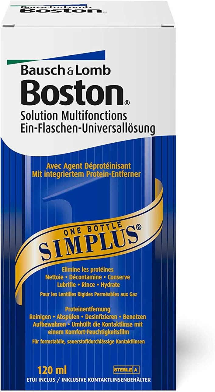 Bausch & Lomb Boston Simplus Roztok na kontaktné šošovky 120 ml