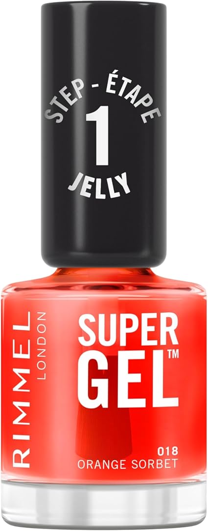 Rimmel Super Gel Jelly Gloss, 018 orange sorbet, 12ml