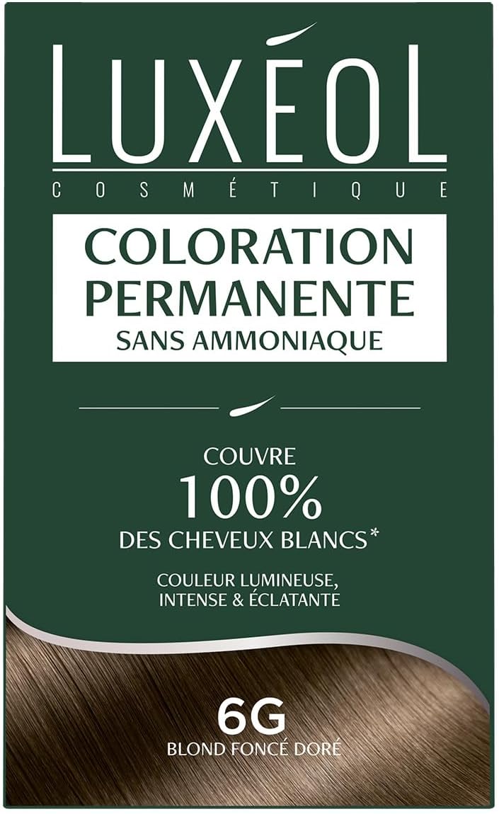 Luxéol LUXEOL COLORATION - Permanentná farba na vlasy 6G Tmavá zlatá blond