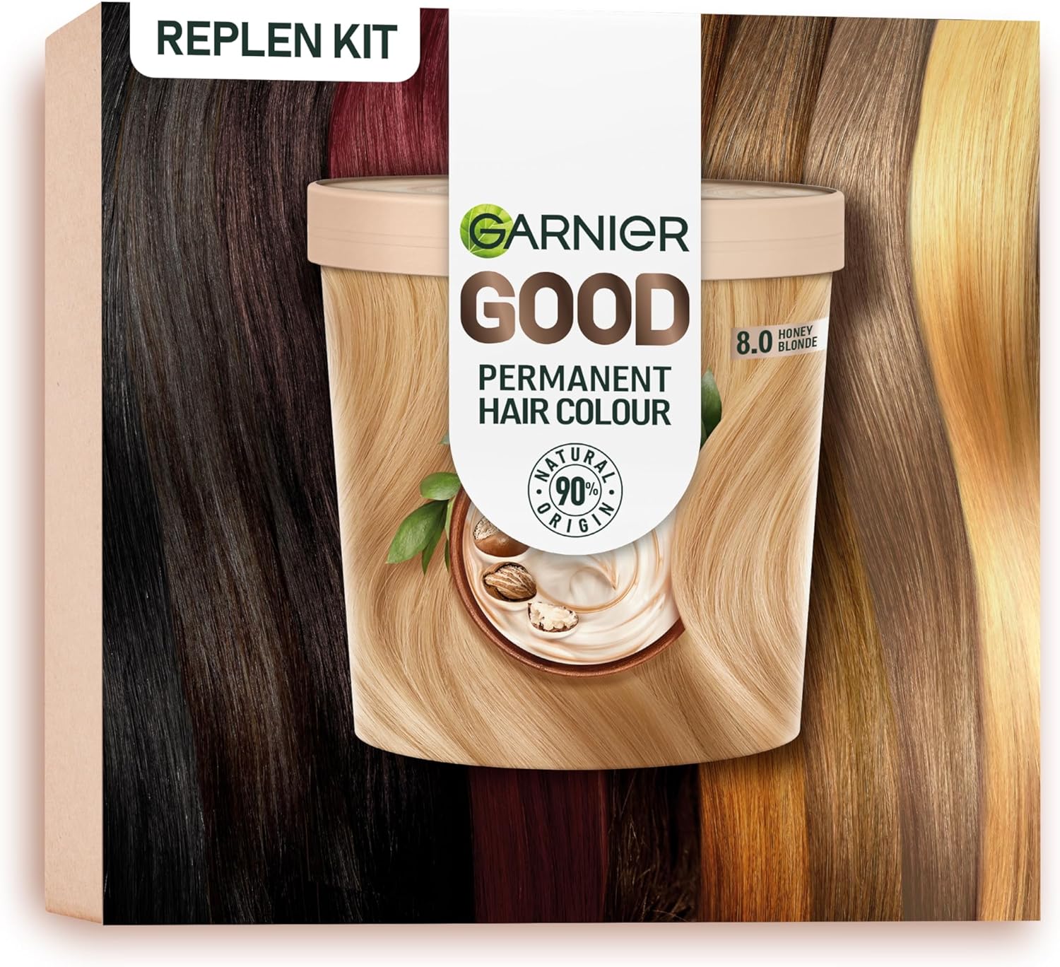 Garnier Good Permanentná farba na vlasy, 8.0 Medovo blond 160 ml