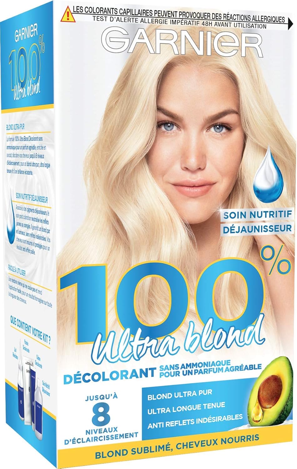 Garnier 100% Ultra Blonde bezamóniová bieliaca sada-decolorant