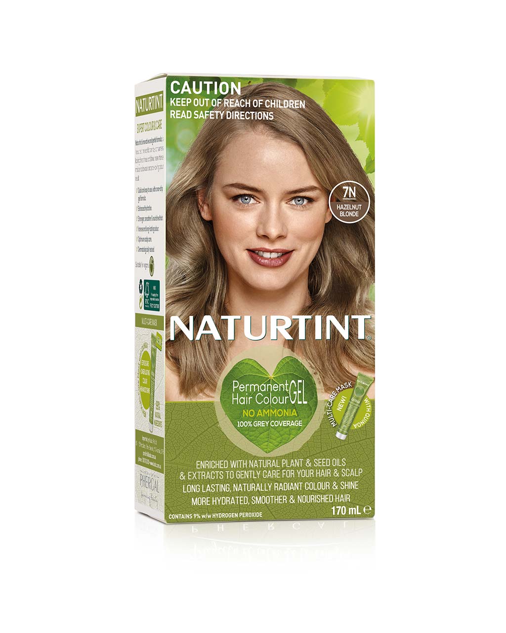 NATURTINT farba na vlasy s prírodnými zložkami, odtieň 7N Lieskovo-oriešková blond