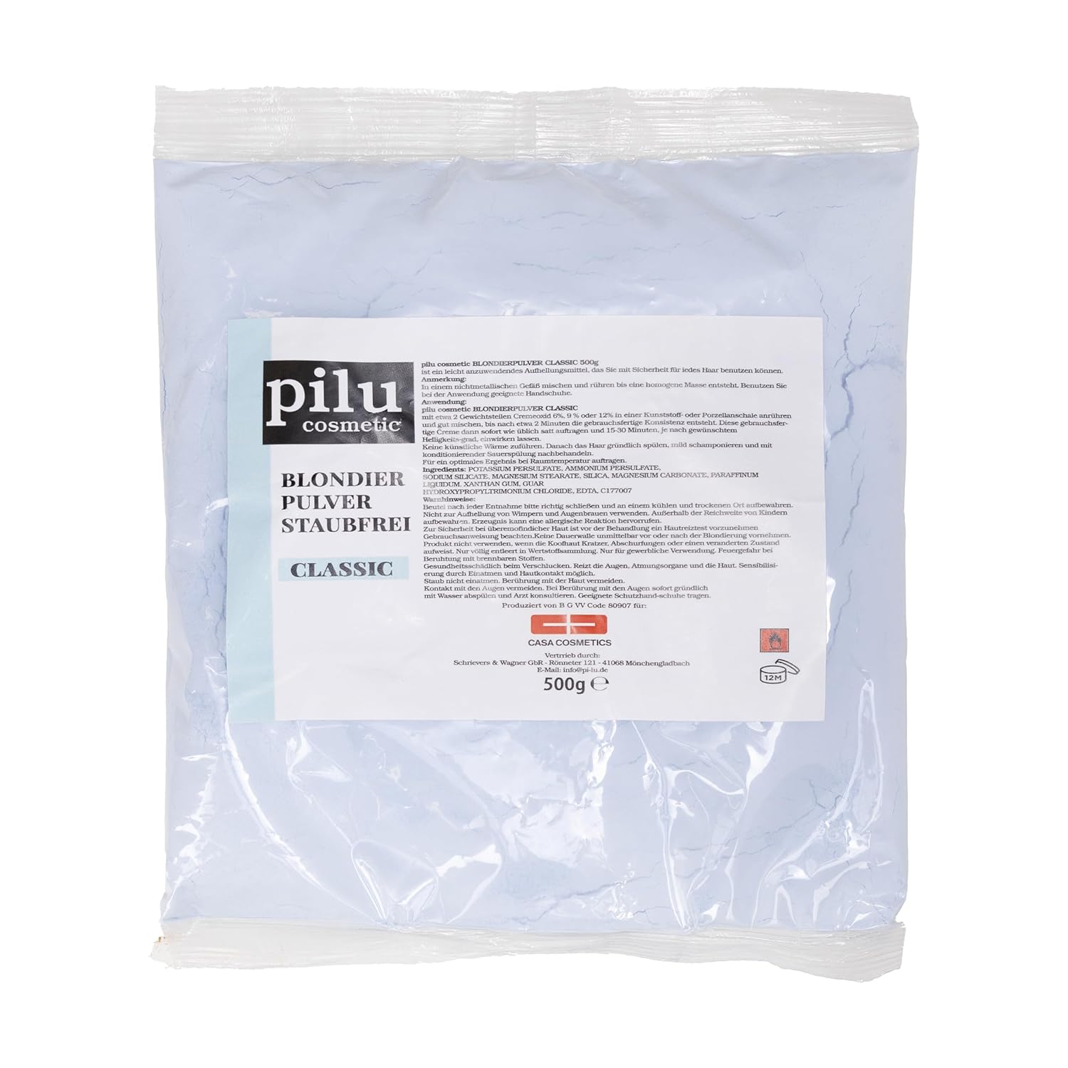 Pilu Cosmetic bieliaci prášok 500 g sáčok Classic-exp:03/2027