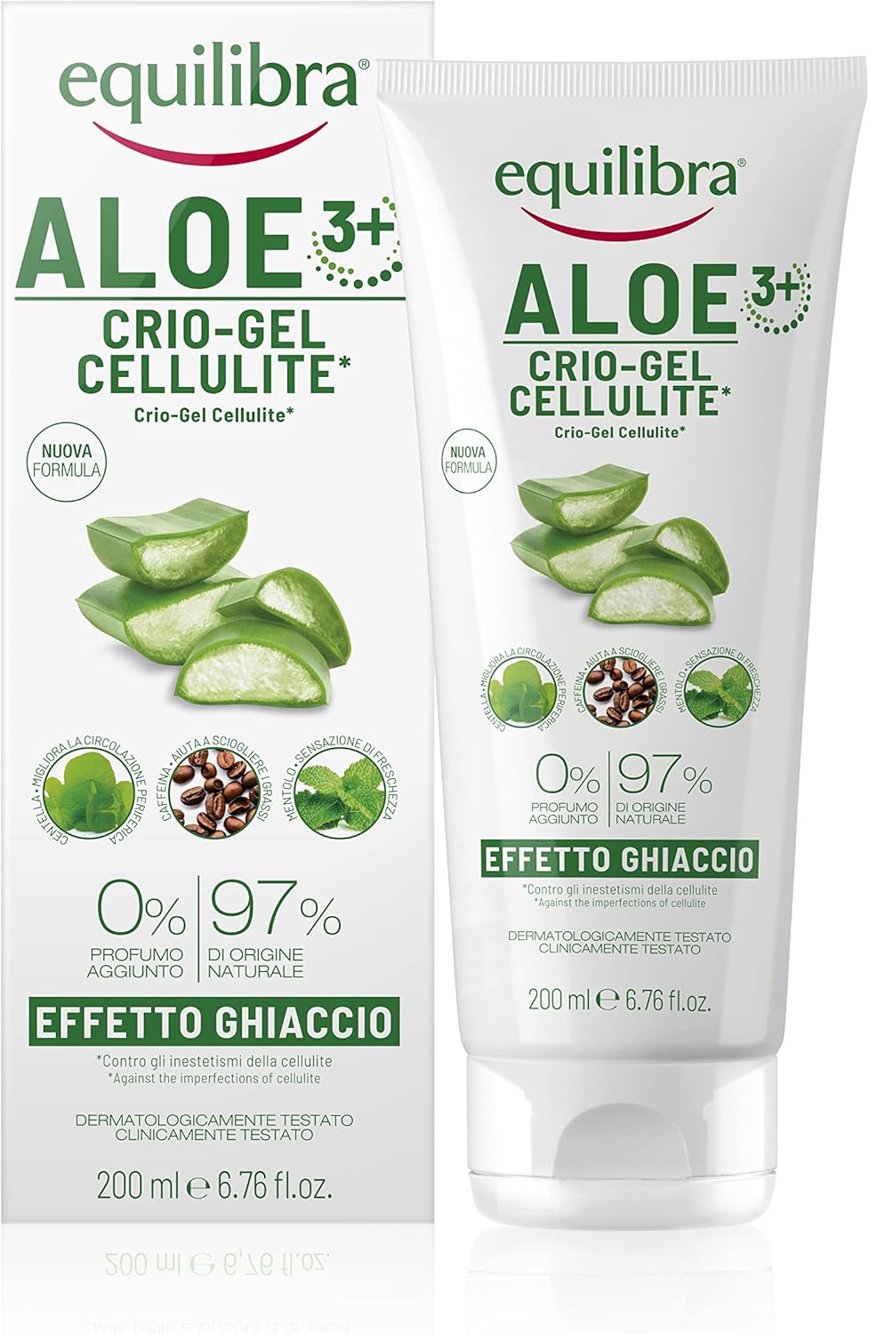 equilibra body, aloe crio gel cellulite 200 ml