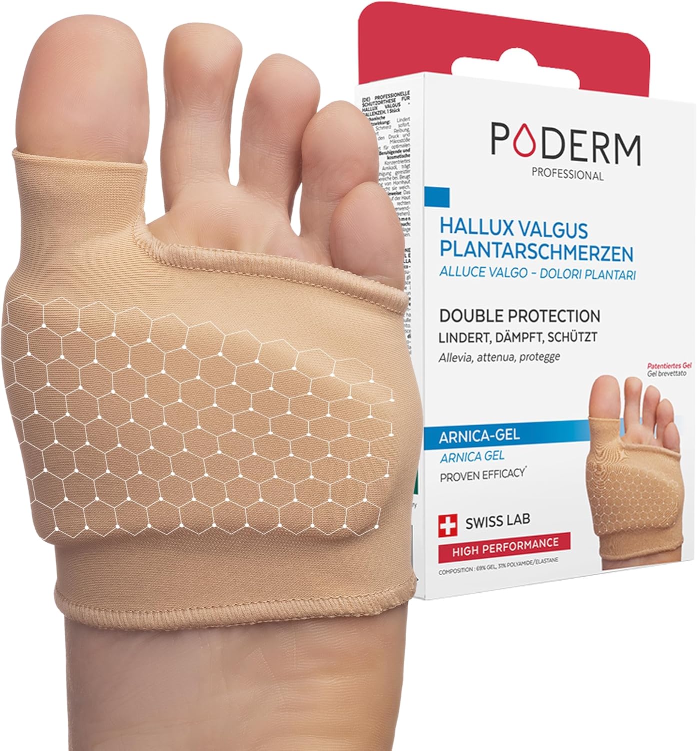 PODERM Dvojitá ochrana pre bolesti prstov a chodidiel